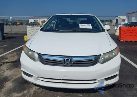 2012 Honda Civic Ex from USA, damaged, VIN 2HGFB2F80CH309417